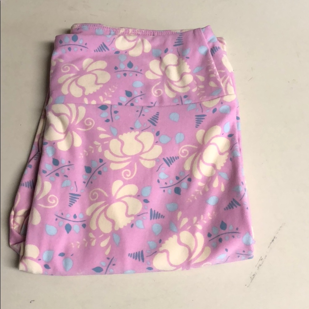 Lularoe Leggings OS Pink Floral